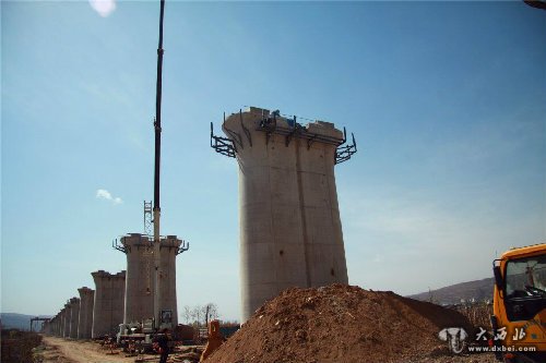 兰州到西安高铁天水段建设现场