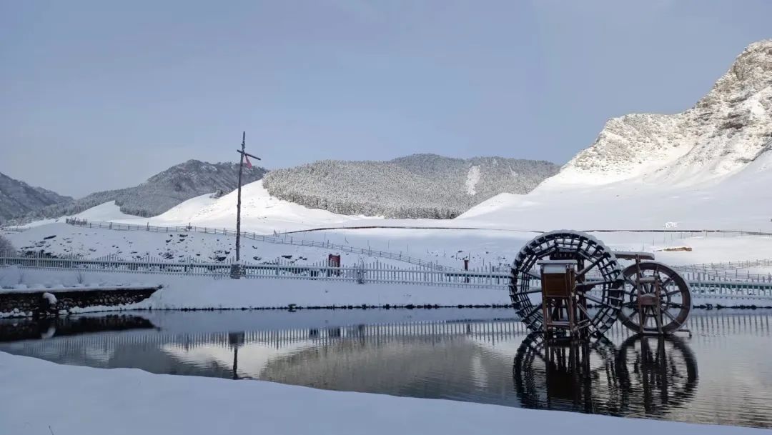 瑞雪送吉祥冰沟河景区